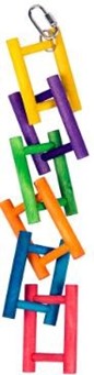 COLOURFUL WOODEN BIRD LADDER