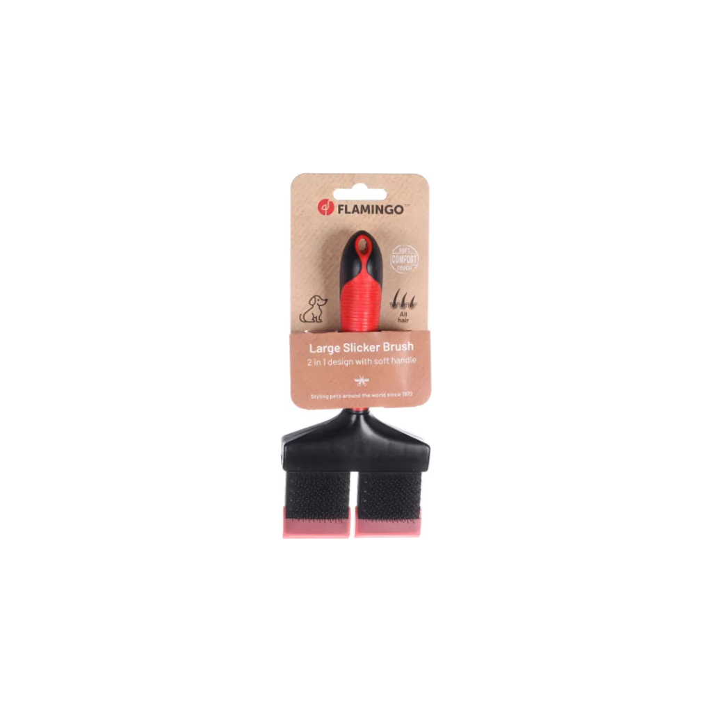 SLICKER BRUSH 2 IN 1 PREMIUM CARE