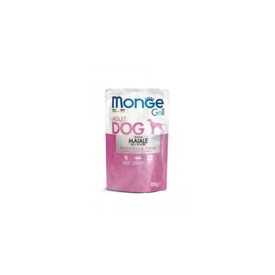 MONGE GRILL-MEAT PORK PIECES 100g