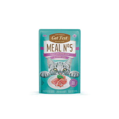 CATFEST TUNA IN TENDER JELLY MEAL 50G