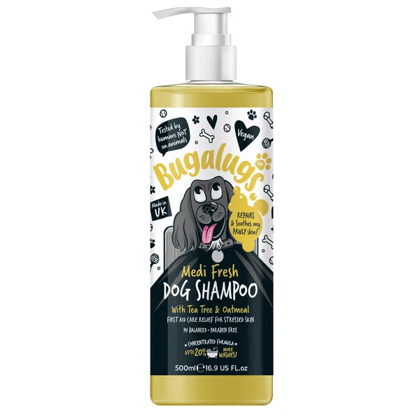 BUGALUGS MEDI FRESH DOG SHAMPOO (ANTI SCRATCH)