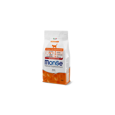 Monge Kitten Dry Food – Duck, 400 g