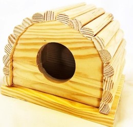 WOODEN HAMSTER HOUSE