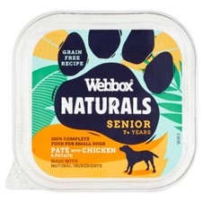 WEBBOX SENIOR PATE WITH CHICKEN & POTATOES 150G
