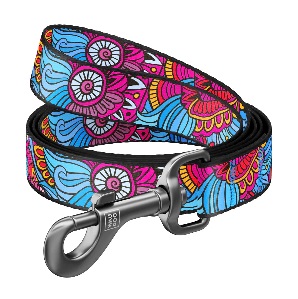 WAUDOG NYLON DOG LEASH SUMMER DESIGN