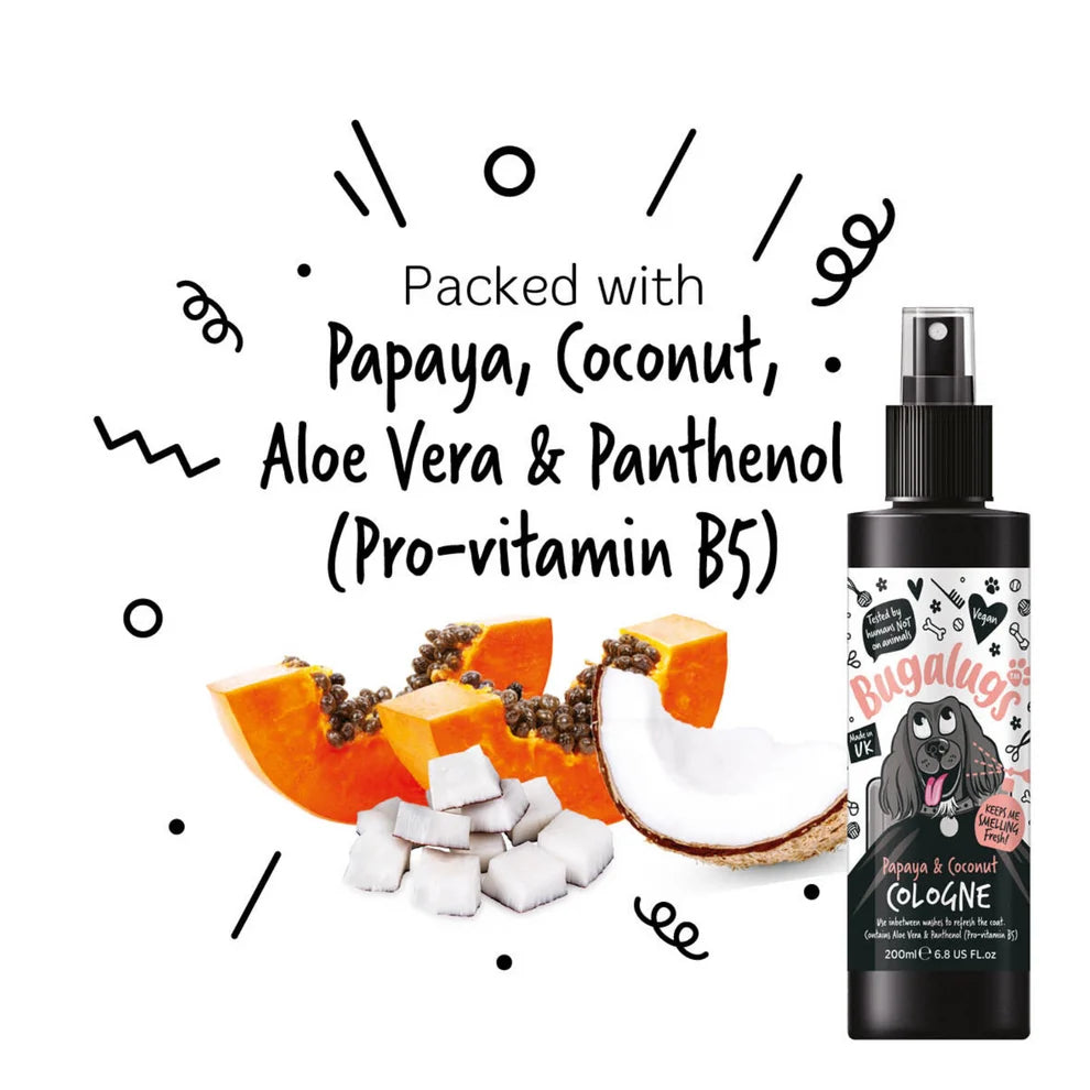 BUGALUGS PAPAYA & COCONUT DOG COLOGNE