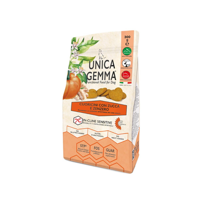 DOG BISCUIT HEART SHAPED WITH PUMPKIN & GINGER 300g