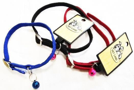 ELASTIC CAT COLLAR WITH BELL –