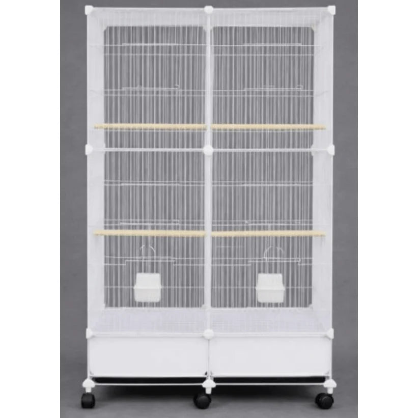 AVIARY CAGE CUBIC FOR SMALL & MEDIUM BIRDS