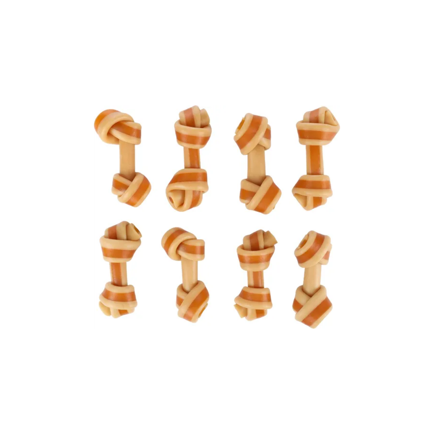 SNACK ZERO RAWHIDE KNOTTED BONE WITH CHICKEN 6cm