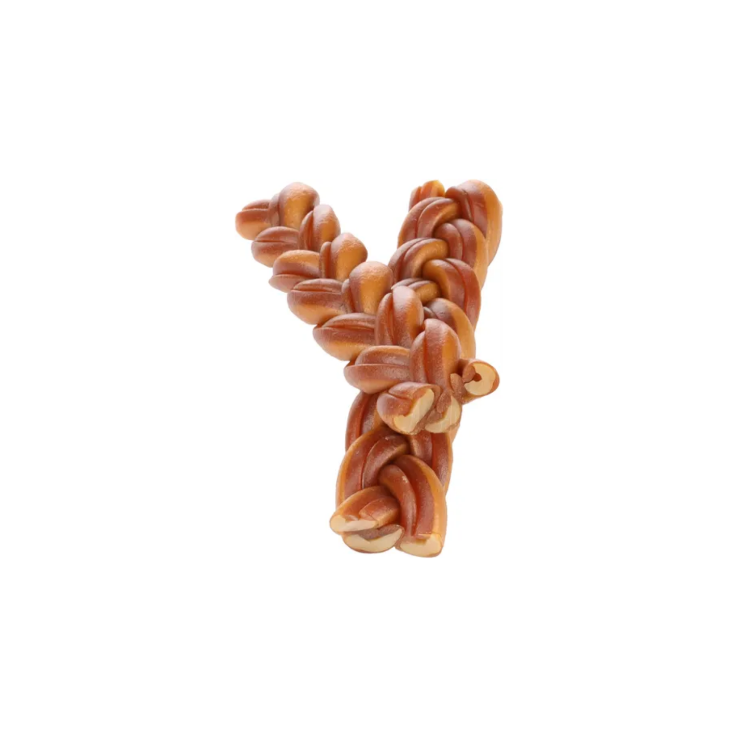 SNACKS ZERO RAWHIDE BRAIDED STRIP WITH CHICKEN 15cm