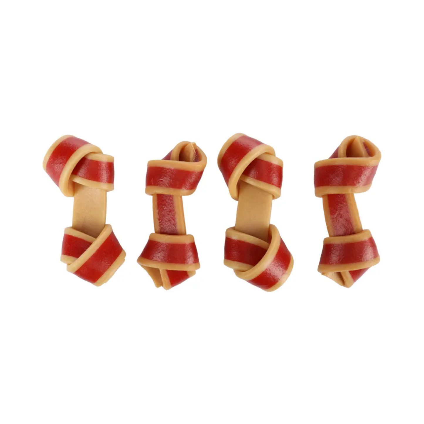 SNACK ZERO RAWHIDE KNOTTED BONE WITH CHICKEN & PORK 9cm