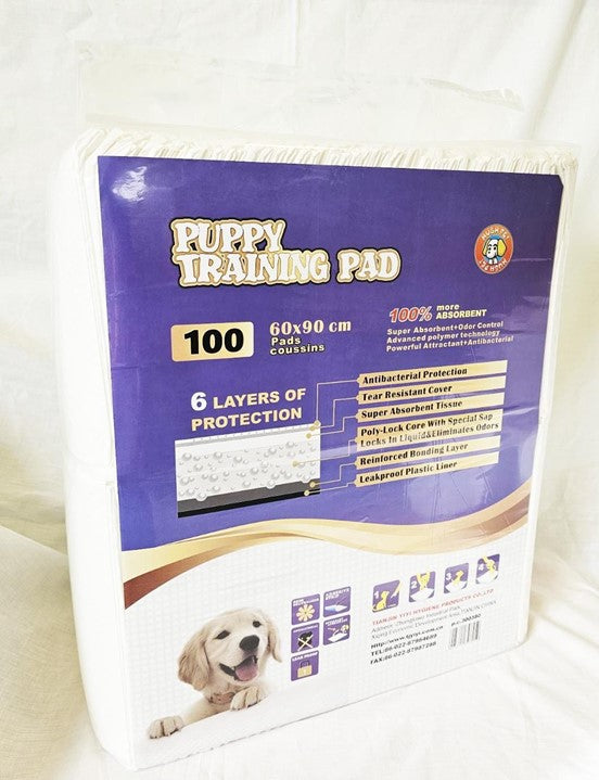 PUPPY TRAINING PAD 60x90cm – 100pcs