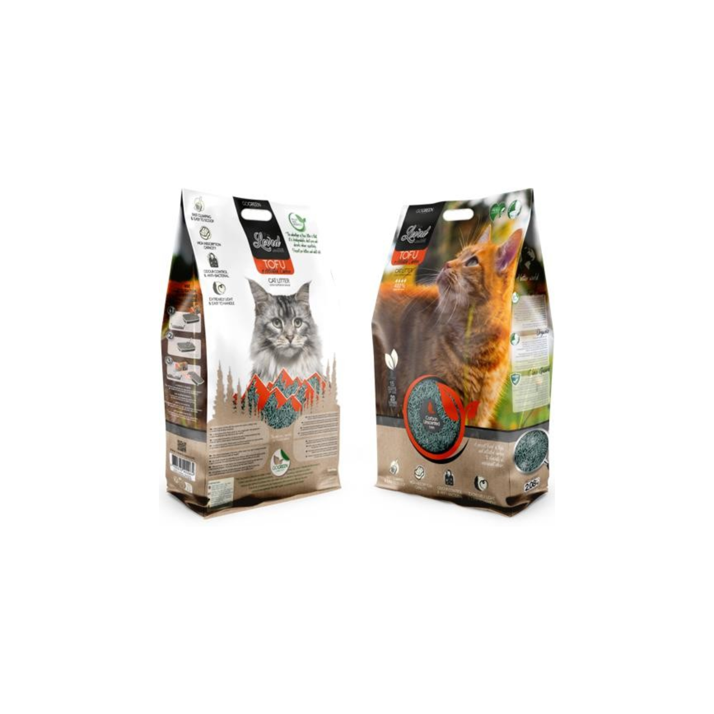 TOFU WITH ACTIVE CARBON CAT LITTER