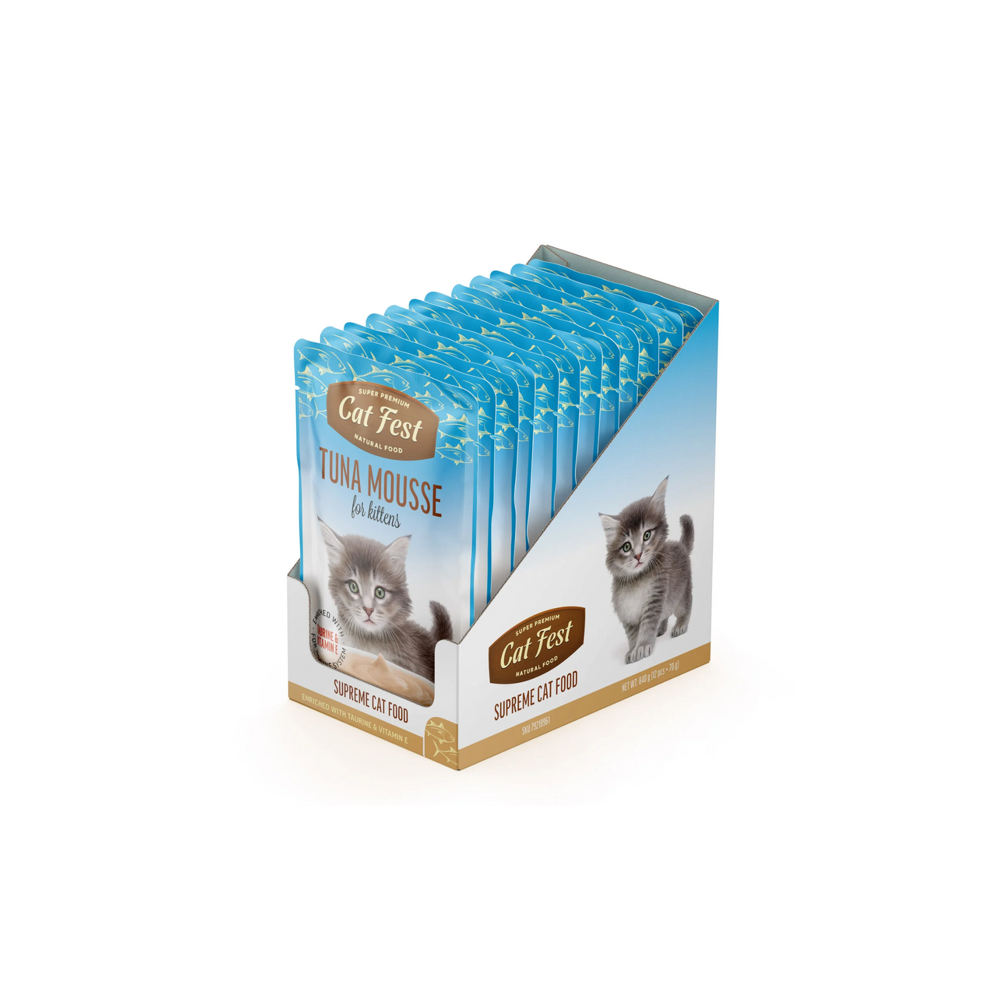 TUNA MOUSSE FOR KITTENS 70G