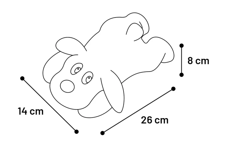 ИГРУШКА ДЛЯ СОБАК плюшевая пищалка