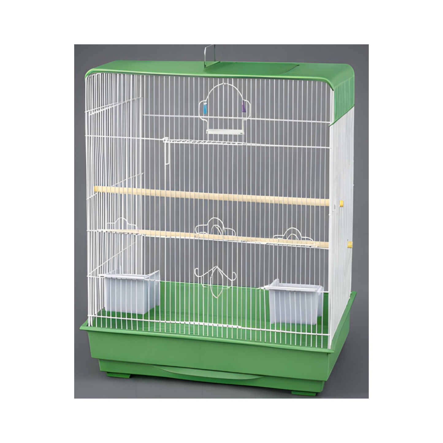 BIRD CAGE ESTATE GREEN & RED