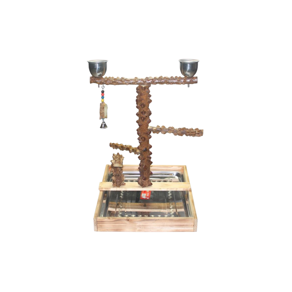 PARAKEET STAND PEPPER WOOD