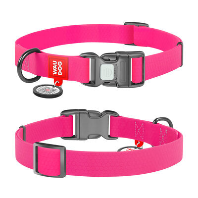 WAUDOG WATERPROOF DOG COLLAR WITH QR PASSPORT SMALL