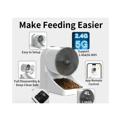 SMART WI-FI AUTOMATIC PET FEEDER 3L