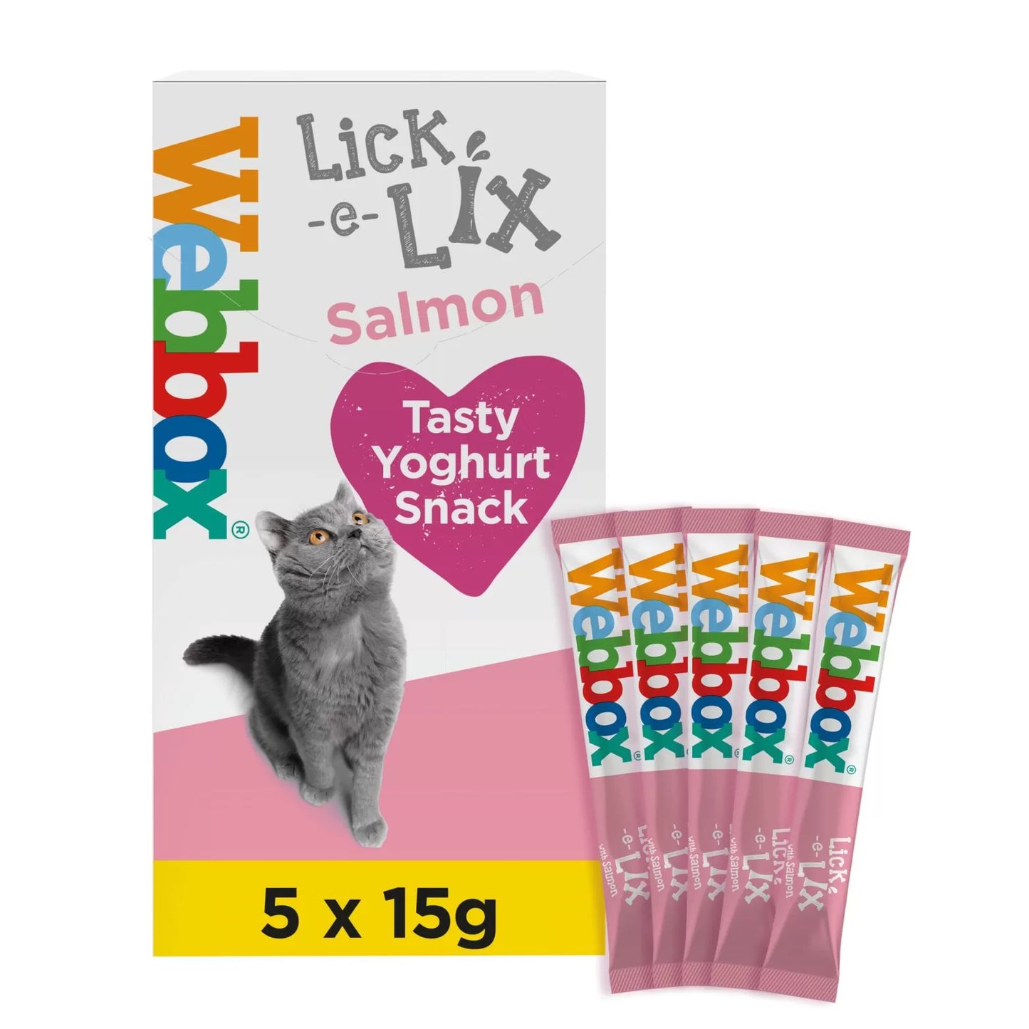 5x LICK-E-LIX SALMON 15G