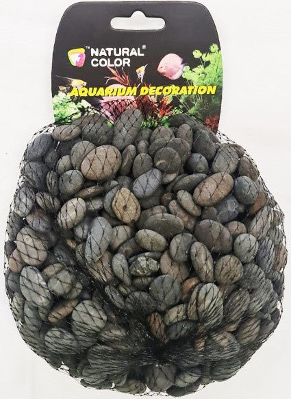 NATURAL BLACK MAT GRAVEL 0.6-0.9cm / NET 500g