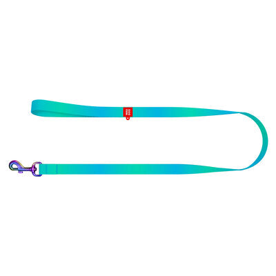 WAUDOG NYLON DOG LEASH GRADIENT BLUE