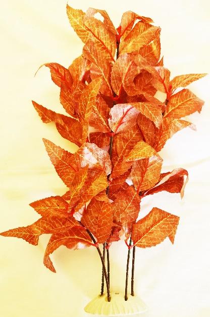 SILK PLANT ORANGE 16’’ 40cm