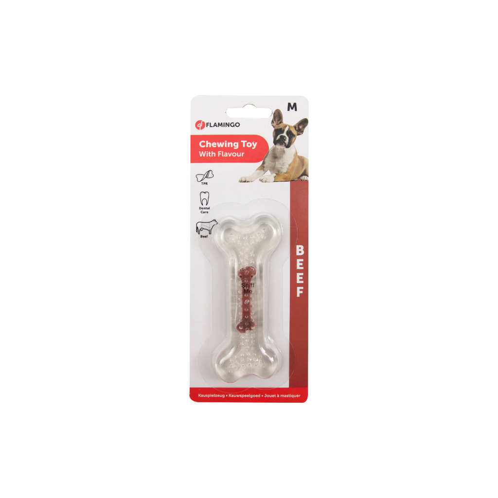 TOY WISSAL BONE WITH BEEF FLAVOUR