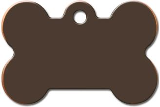 TAG BONE LARGE OIL TRIBBED BRONZE