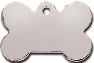 SILVER BONE TAG
