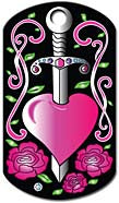 TAG MILITARY HEART/KNIFE