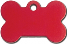 TAG BONE SMALL RED