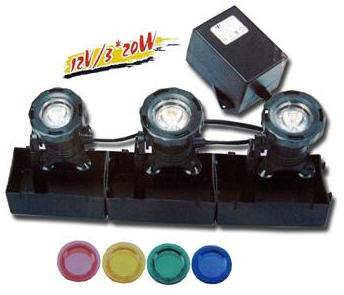 3WAY PLASTIC POND LIGHT