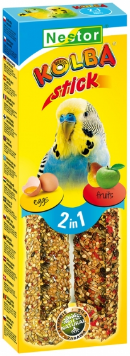 2 x BUDGIE STICKS 2 ΣΕ 1 ΑΥΓΟ / ΦΡΟΥΤΑ 85 γρ.