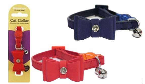 Ошейник с галстуком-бабочкой 18-22см