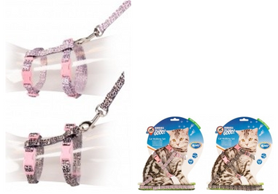 CAT HARNESS-LEAD PANTHER