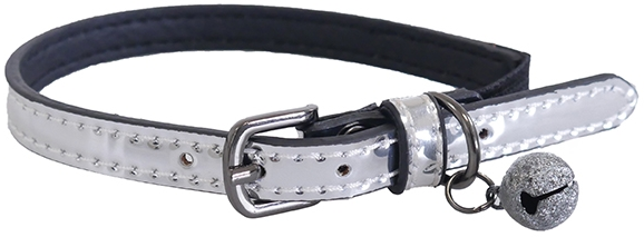 ДИЗАЙНЕРСКИЙ СЕРЕБРЯНЫЙ ОШЕЙНИК ДЛЯ КОШКИ