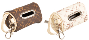 POOP BAG HOLDER VITO RIRI ASS. BEIGE AND BROWN