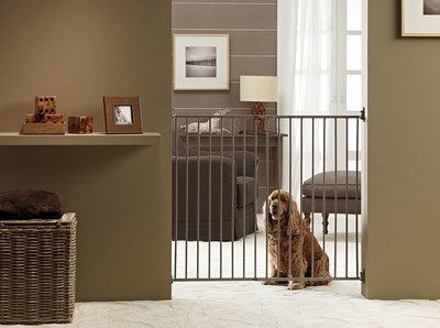 DOG BARRIER GATE ONDOOR DOG GATE