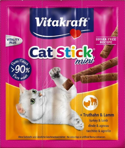 CAT MINI STICKS TURKEY & LAMB