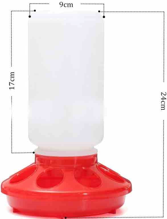 PLASTIC CHICK FEEDER 1KG