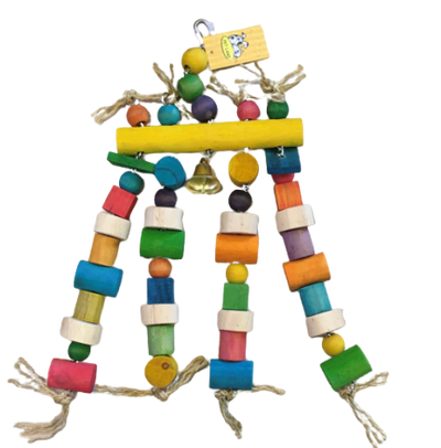 LARGE BIRD WOODEN TOY HANGER