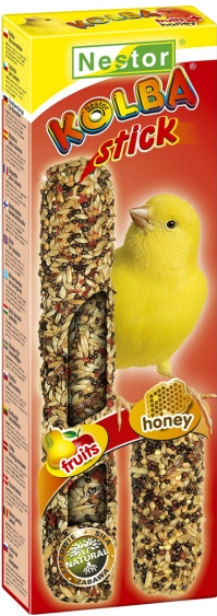 2x CANARY STICKS 2 IN 1 HONEY / FRUIT 85G