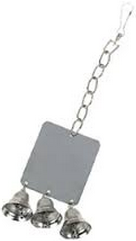 TOYS FOR PARROTS MIRROR + 3 BELLS