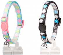 ОШЕЙНИК ДЛЯ КОШКИ ШОТЛАНДСКИЙ КВ. НЕЙЛОН