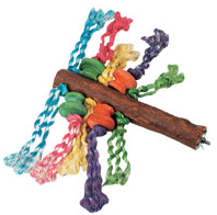 PARROT TOY PEARCH W/BEADS