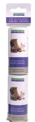 PET LINT ROLLER REFILL x 2
