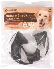 NATURE SNACK HORN MEDIUM 2PCS