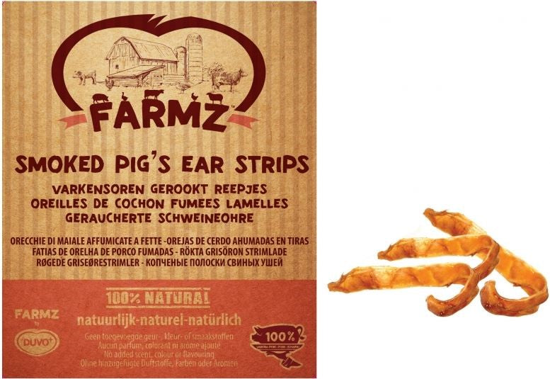 ФАРМЗ СВИНЬИ УШИ КОПЧЕНЫЕ ПОЛОСКИ 250Г